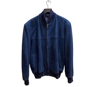 Laffon vintage Men's Blue Suede Jacket